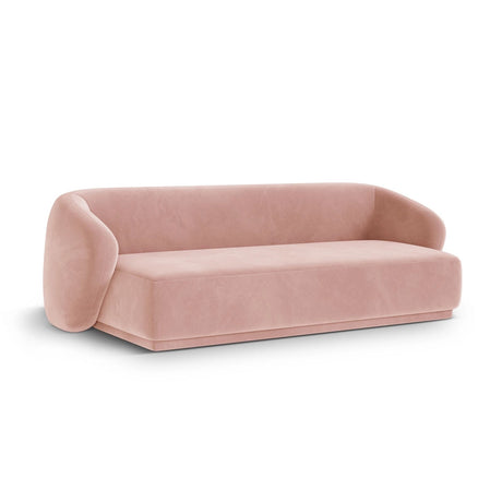 Gomera 3-Sitzer Sofa aus Samt in Rosa (Salvador 11), 220x93x74 cm von Cosmopolitan Design – Bild 3