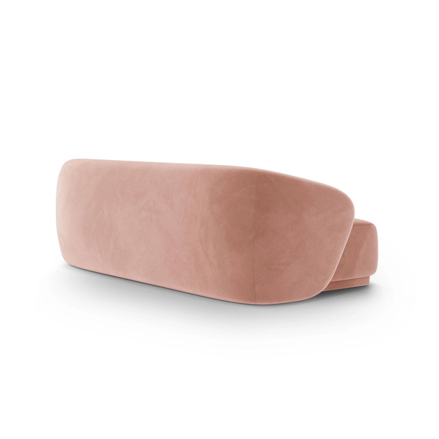 Gomera 3-Sitzer Sofa aus Samt in Rosa (Salvador 11), 220x93x74 cm von Cosmopolitan Design – Bild 4