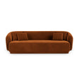 Gomera 3-Sitzer Sofa aus Samt in Terrakotta (Salvador 14), 220x93x74 cm von Cosmopolitan Design – Bild 1