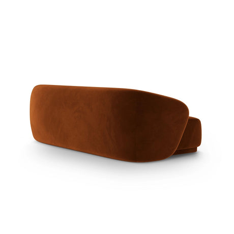Gomera 3-Sitzer Sofa aus Samt in Terrakotta (Salvador 14), 220x93x74 cm von Cosmopolitan Design – Bild 4
