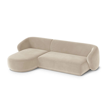Gomera 4-Sitzer Ecksofa, Linke Seite, aus Samt, 260x155x74 cm von Cosmopolitan Design – Bild 4