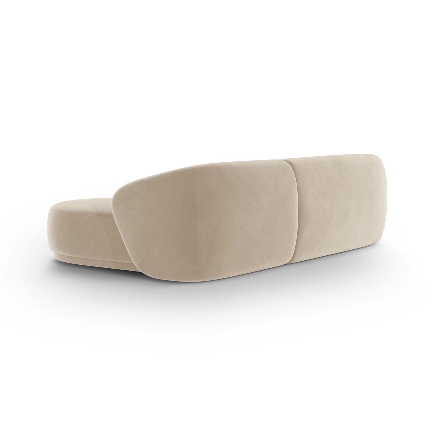 Gomera 4-Sitzer Ecksofa, Linke Seite, aus Samt, 260x155x74 cm von Cosmopolitan Design – Bild 5