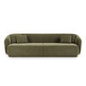 Gomera 4-Sitzer Sofa aus Samt in Grün (Salvador 8), 246x93x74 cm von Cosmopolitan Design – Bild 1