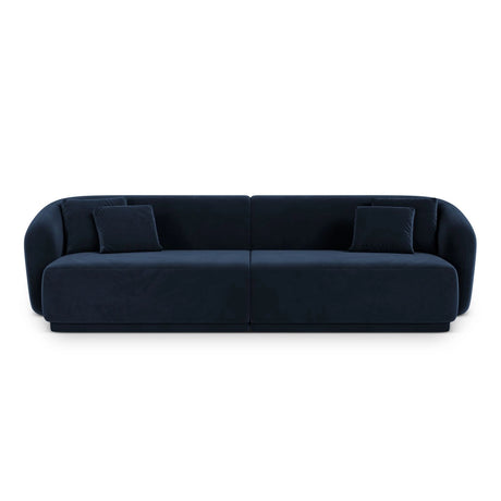 Gomera 4-Sitzer Sofa aus Samt in Königsblau (Salvador 5), 246x93x74 cm von Cosmopolitan Design – Bild 1
