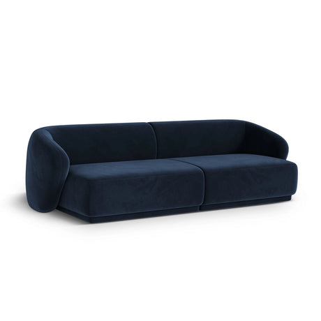 Gomera 4-Sitzer Sofa aus Samt in Königsblau (Salvador 5), 246x93x74 cm von Cosmopolitan Design – Bild 3