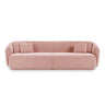 Gomera 4-Sitzer Sofa aus Samt in Rosa (Salvador 11), 246x93x74 cm von Cosmopolitan Design – Bild 1