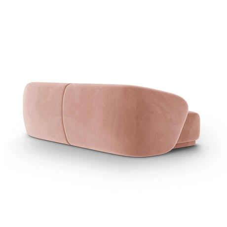 Gomera 4-Sitzer Sofa aus Samt in Rosa (Salvador 11), 246x93x74 cm von Cosmopolitan Design – Bild 4