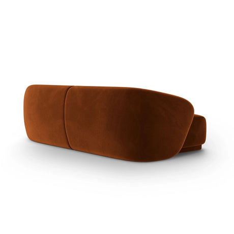 Gomera 4-Sitzer Sofa aus Samt in Terrakotta (Salvador 14), 246x93x74 cm von Cosmopolitan Design – Bild 4