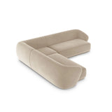 Gomera 5-Sitzer Ecksofa, symmetrisch, aus Samt, 256x256x74 cm von Cosmopolitan Design – Bild 5
