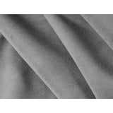 Gomera 6-Sitzer Panorama Ecksofa, Rechte Seite, aus Samt in Grau (Salvador 17), Beine aus Schwarzes Plastik, 336x166x74 cm von Cosmopolitan Design – Bild 6