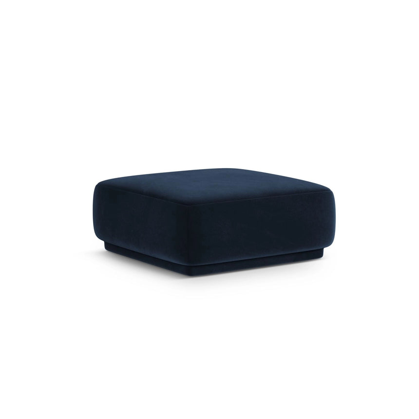 Gomera Pouf aus Samt in Königsblau (Salvador 5), 90x90x42 cm von Cosmopolitan Design – Bild 3