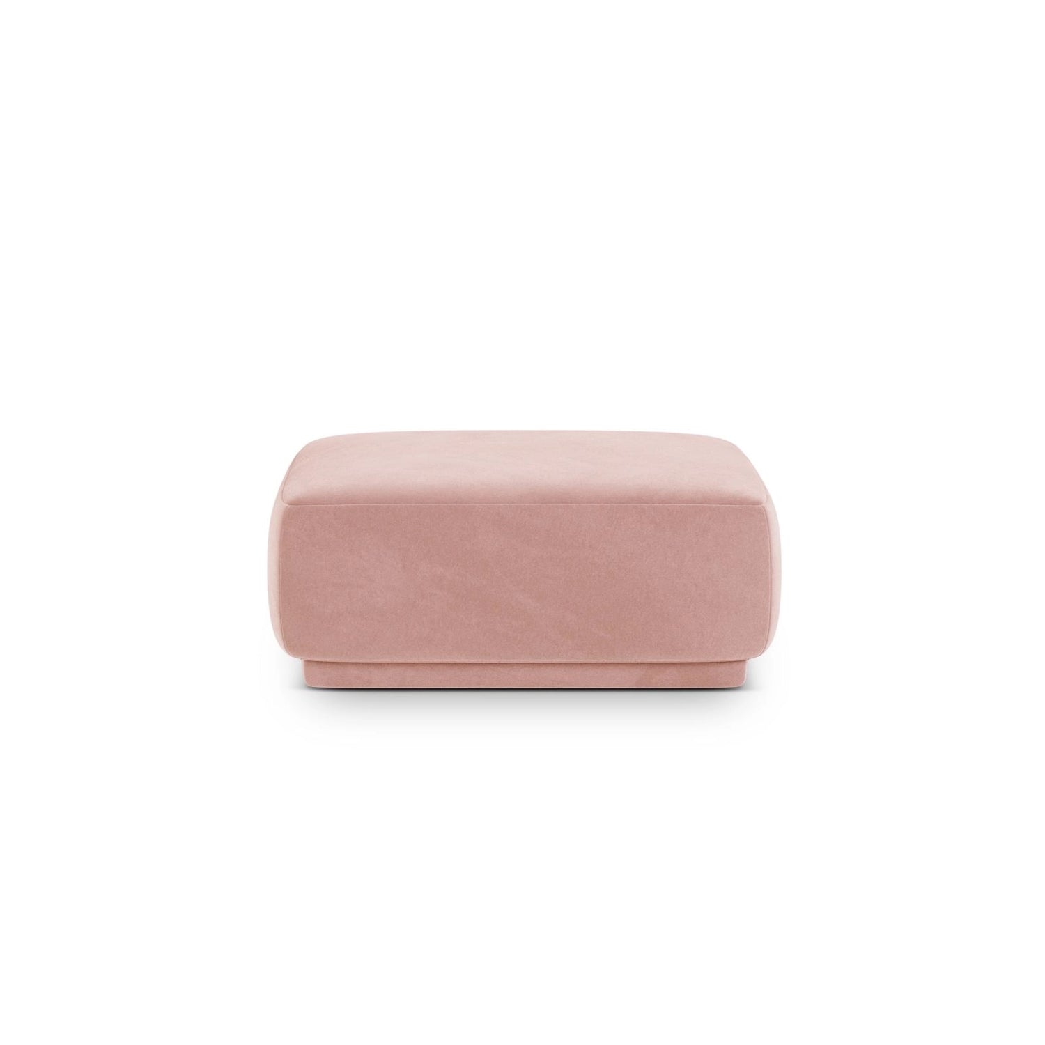 Gomera Pouf aus Samt in Rosa (Salvador 11), 90x90x42 cm von Cosmopolitan Design – Bild 1