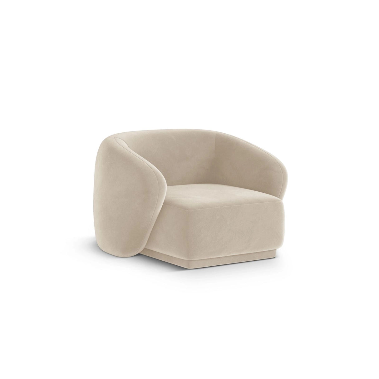 Gomera Sessel aus Samt, 93x90x74 cm von Cosmopolitan Design – Bild 3