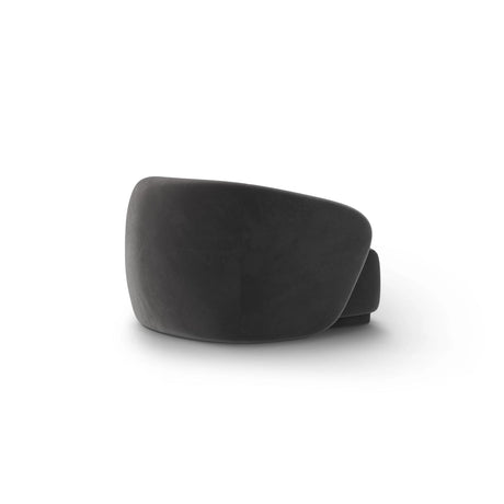 Gomera Sessel aus Samt in Dunkelgrau (Salvador 18), 93x90x74 cm von Cosmopolitan Design – Bild 4