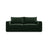 Grena 3-Sitzer Sofa mit Schlaffunktion, ausklappbar, aus Samt in Flaschengrün (Salvador 7), 205x100 cm von Cosmopolitan Design – Bild 1