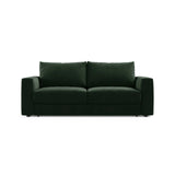Grena 3-Sitzer Sofa mit Schlaffunktion, ausklappbar, aus Samt in Flaschengrün (Salvador 7), 205x100 cm von Cosmopolitan Design – Bild 1