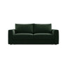 Grena 3-Sitzer Sofa mit Schlaffunktion, ausklappbar, aus Samt in Flaschengrün (Salvador 7), 205x100 cm von Cosmopolitan Design – Bild 1