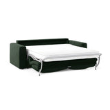 Grena 3-Sitzer Sofa mit Schlaffunktion, ausklappbar, aus Samt in Flaschengrün (Salvador 7), 205x100 cm von Cosmopolitan Design – Bild 4