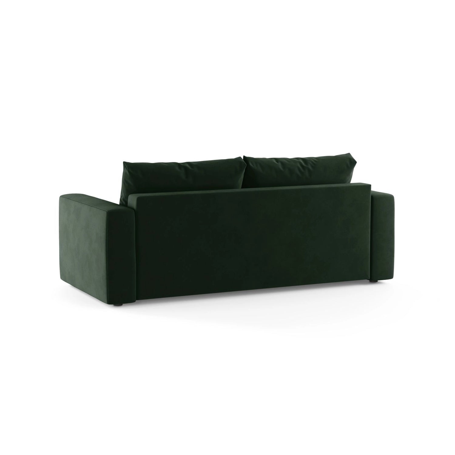 Grena 3-Sitzer Sofa mit Schlaffunktion, ausklappbar, aus Samt in Flaschengrün (Salvador 7), 205x100 cm von Cosmopolitan Design – Bild 5