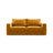Grena 3-Sitzer Sofa mit Schlaffunktion, ausklappbar, aus Samt in Gelb (Salvador 10), 205x100 cm von Cosmopolitan Design – Bild 1