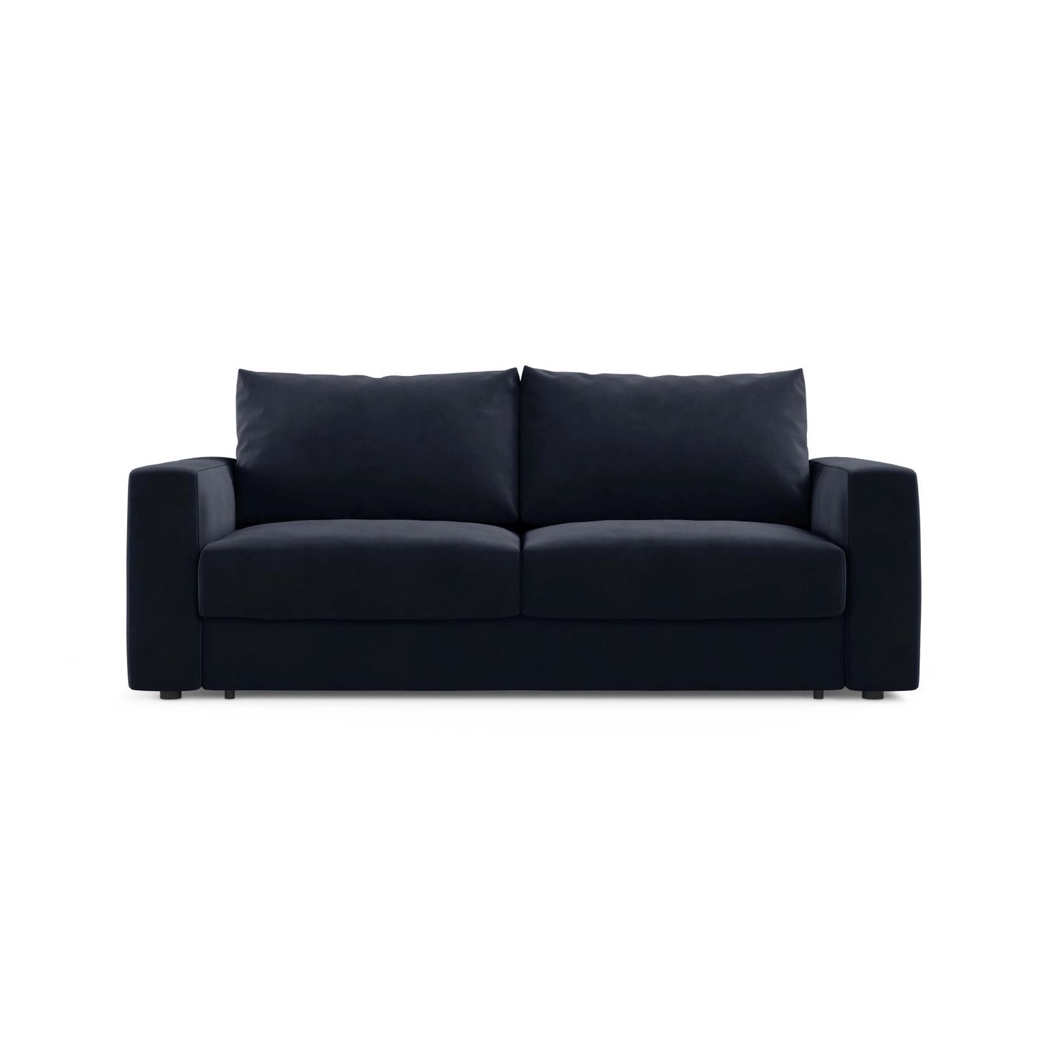 Grena 3-Sitzer Sofa mit Schlaffunktion, ausklappbar, aus Samt in Königsblau (Salvador 5), 205x100 cm von Cosmopolitan Design – Bild 1