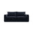 Grena 3-Sitzer Sofa mit Schlaffunktion, ausklappbar, aus Samt in Königsblau (Salvador 5), 205x100 cm von Cosmopolitan Design – Bild 1