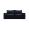 Grena 3-Sitzer Sofa mit Schlaffunktion, ausklappbar, aus Samt in Königsblau (Salvador 5), 205x100 cm von Cosmopolitan Design – Bild 1