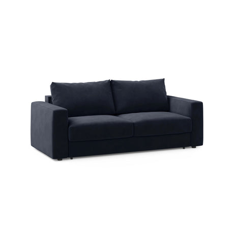Grena 3-Sitzer Sofa mit Schlaffunktion, ausklappbar, aus Samt in Königsblau (Salvador 5), 205x100 cm von Cosmopolitan Design – Bild 3