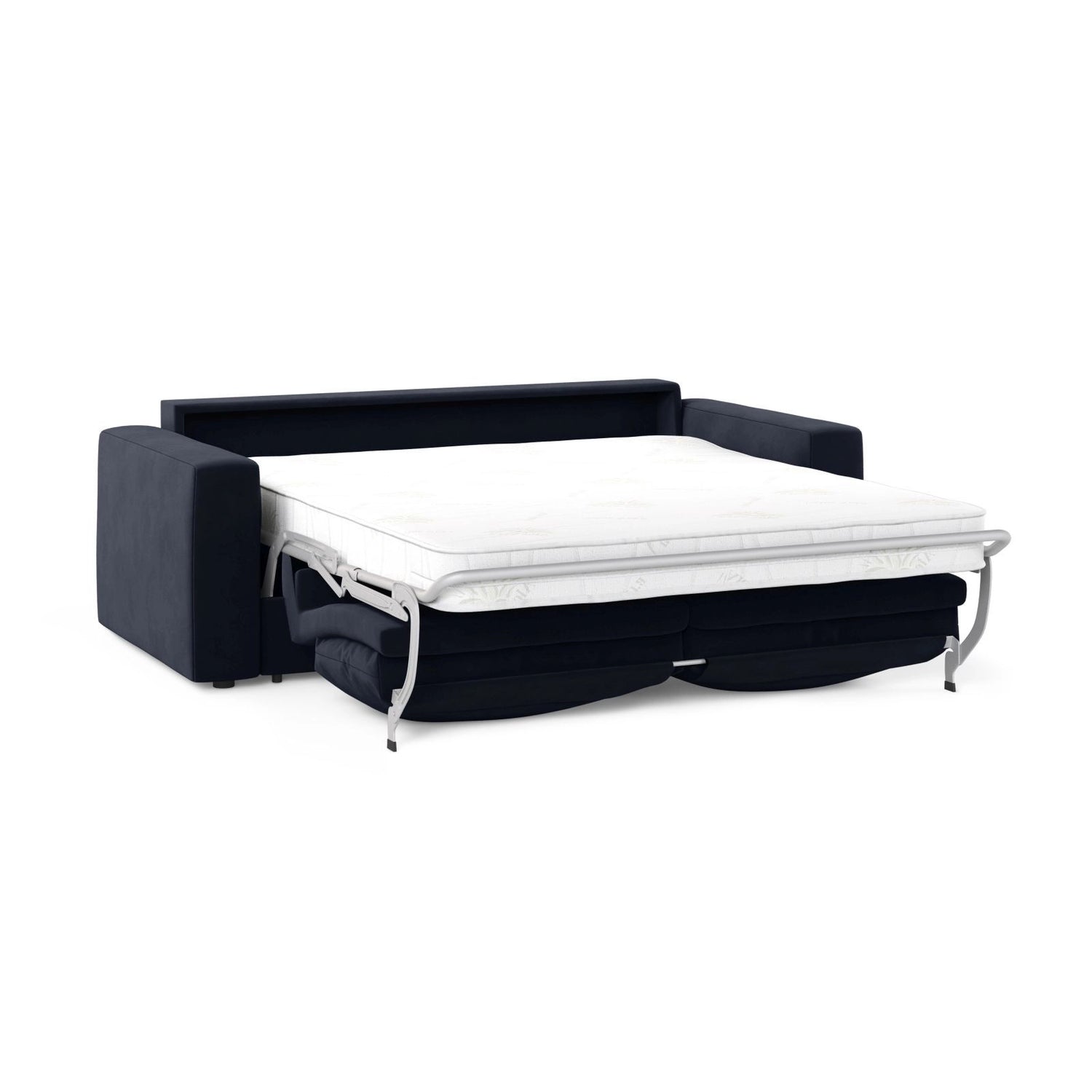 Grena 3-Sitzer Sofa mit Schlaffunktion, ausklappbar, aus Samt in Königsblau (Salvador 5), 205x100 cm von Cosmopolitan Design – Bild 4