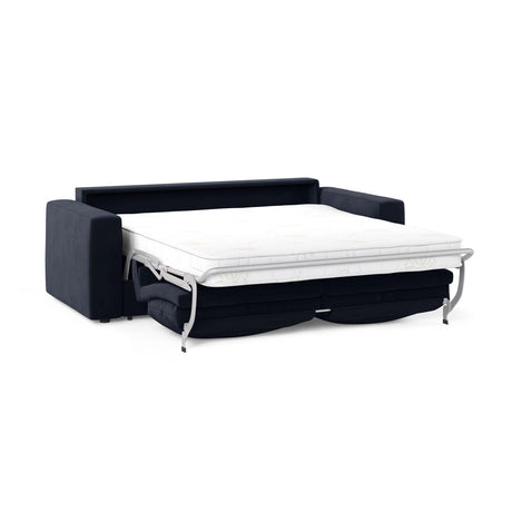 Grena 3-Sitzer Sofa mit Schlaffunktion, ausklappbar, aus Samt in Königsblau (Salvador 5), 205x100 cm von Cosmopolitan Design – Bild 4