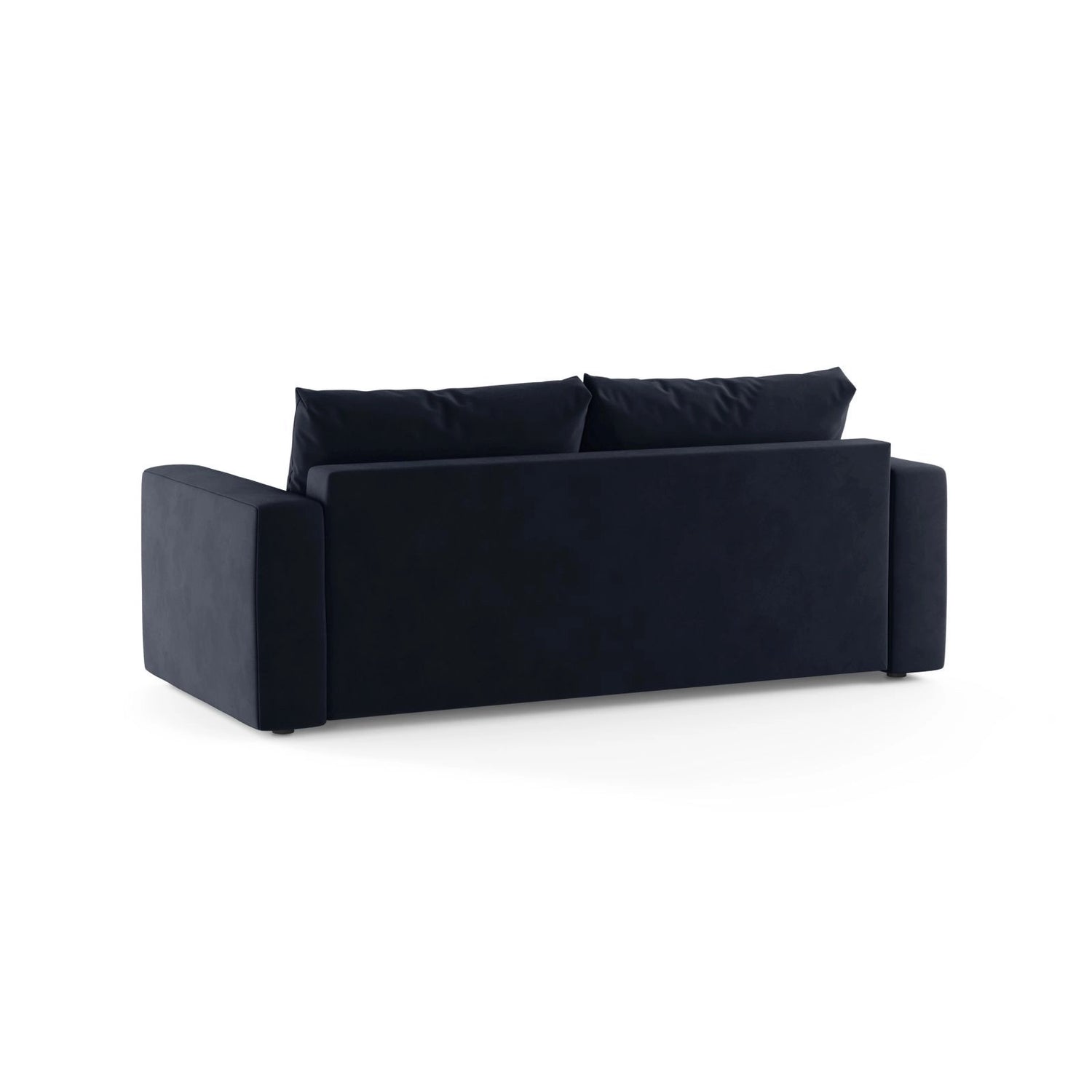 Grena 3-Sitzer Sofa mit Schlaffunktion, ausklappbar, aus Samt in Königsblau (Salvador 5), 205x100 cm von Cosmopolitan Design – Bild 5