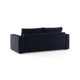 Grena 3-Sitzer Sofa mit Schlaffunktion, ausklappbar, aus Samt in Königsblau (Salvador 5), 205x100 cm von Cosmopolitan Design – Bild 5