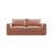Grena 3-Sitzer Sofa mit Schlaffunktion, ausklappbar, aus Samt in Rosa (Salvador 11), 205x100 cm von Cosmopolitan Design – Bild 1