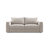 Grena 3-Sitzer Sofa mit Schlaffunktion, ausklappbar, aus Samt oder Strukturstoff, 205x100 cm von Cosmopolitan Design – Bild 1