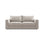 Grena 3-Sitzer Sofa mit Schlaffunktion, ausklappbar, aus Samt oder Strukturstoff, 205x100 cm von Cosmopolitan Design – Bild 1
