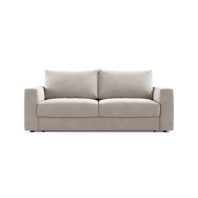 Grena 3-Sitzer Sofa mit Schlaffunktion, ausklappbar, aus Samt oder Strukturstoff, 205x100 cm von Cosmopolitan Design – Bild 1