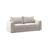 Grena 3-Sitzer Sofa mit Schlaffunktion, ausklappbar, aus Samt oder Strukturstoff, 205x100 cm von Cosmopolitan Design – Bild 3