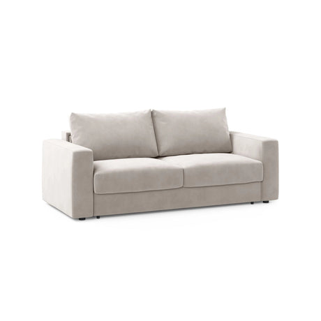 Grena 3-Sitzer Sofa mit Schlaffunktion, ausklappbar, aus Samt oder Strukturstoff, 205x100 cm von Cosmopolitan Design – Bild 3