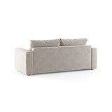 Grena 3-Sitzer Sofa mit Schlaffunktion, ausklappbar, aus Samt oder Strukturstoff, 205x100 cm von Cosmopolitan Design – Bild 5