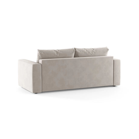 Grena 3-Sitzer Sofa mit Schlaffunktion, ausklappbar, aus Samt oder Strukturstoff, 205x100 cm von Cosmopolitan Design – Bild 5