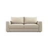 Grena 3-Sitzer Sofa mit Schlaffunktion, ausklappbar, aus Strukturierter Stoff in Beige (BABEL TOFFEE), 205x100 cm von Cosmopolitan Design – Bild 1