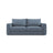 Grena 3-Sitzer Sofa mit Schlaffunktion, ausklappbar, aus Strukturierter Stoff in Dunkelblau (BABEL BLUE), 205x100 cm von Cosmopolitan Design – Bild 1