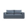 Grena 3-Sitzer Sofa mit Schlaffunktion, ausklappbar, aus Strukturierter Stoff in Dunkelblau (BABEL BLUE), 205x100 cm von Cosmopolitan Design – Bild 1