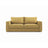 Grena 3-Sitzer Sofa mit Schlaffunktion, ausklappbar, aus Strukturierter Stoff in Gelb (BABEL YELLOW), 205x100 cm von Cosmopolitan Design – Bild 1