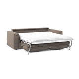 Grena 3-Sitzer Sofa mit Schlaffunktion, ausklappbar, aus Strukturierter Stoff in Hellbraun (BABEL TAUPE), 205x100 cm von Cosmopolitan Design – Bild 4
