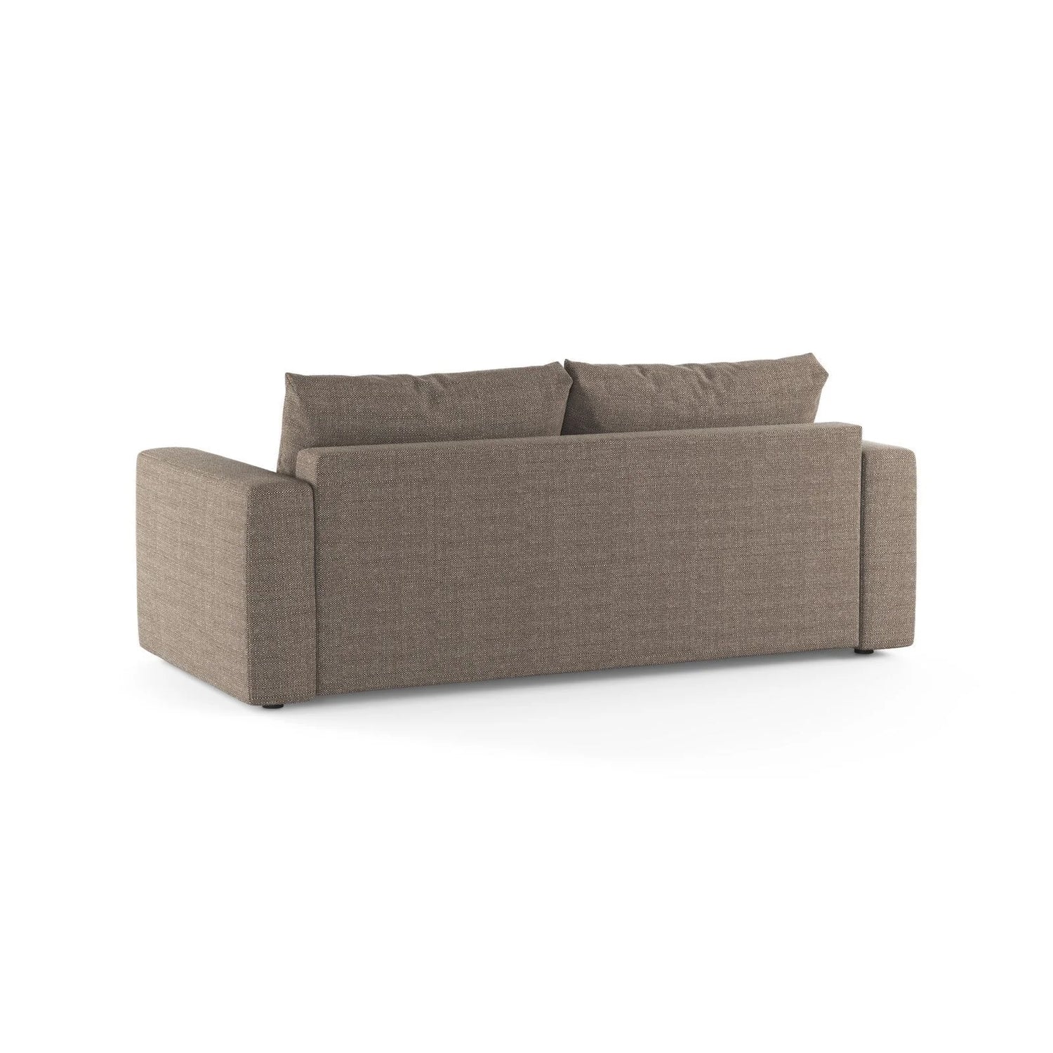 Grena 3-Sitzer Sofa mit Schlaffunktion, ausklappbar, aus Strukturierter Stoff in Hellbraun (BABEL TAUPE), 205x100 cm von Cosmopolitan Design – Bild 5