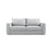 Grena 3-Sitzer Sofa mit Schlaffunktion, ausklappbar, aus Strukturierter Stoff in Hellgrau (BABEL LIGHT GREY), 205x100 cm von Cosmopolitan Design – Bild 1