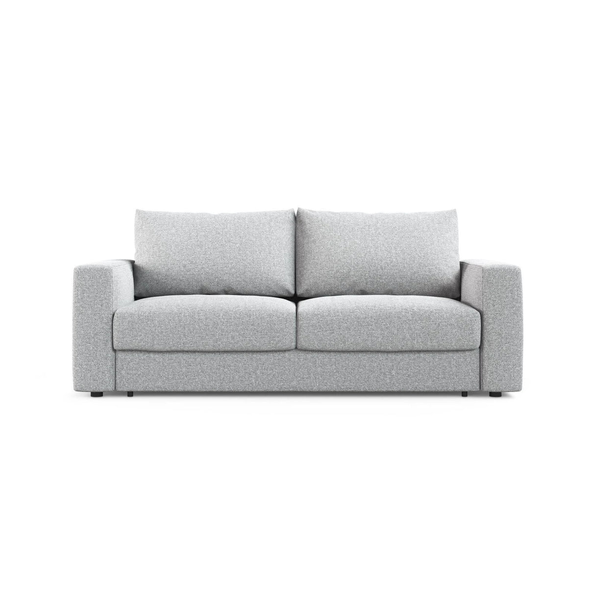 Grena 3-Sitzer Sofa mit Schlaffunktion, ausklappbar, aus Strukturierter Stoff in Hellgrau (BABEL LIGHT GREY), 205x100 cm von Cosmopolitan Design – Bild 1