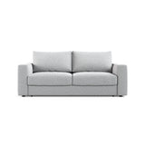 Grena 3-Sitzer Sofa mit Schlaffunktion, ausklappbar, aus Strukturierter Stoff in Hellgrau (BABEL LIGHT GREY), 205x100 cm von Cosmopolitan Design – Bild 1