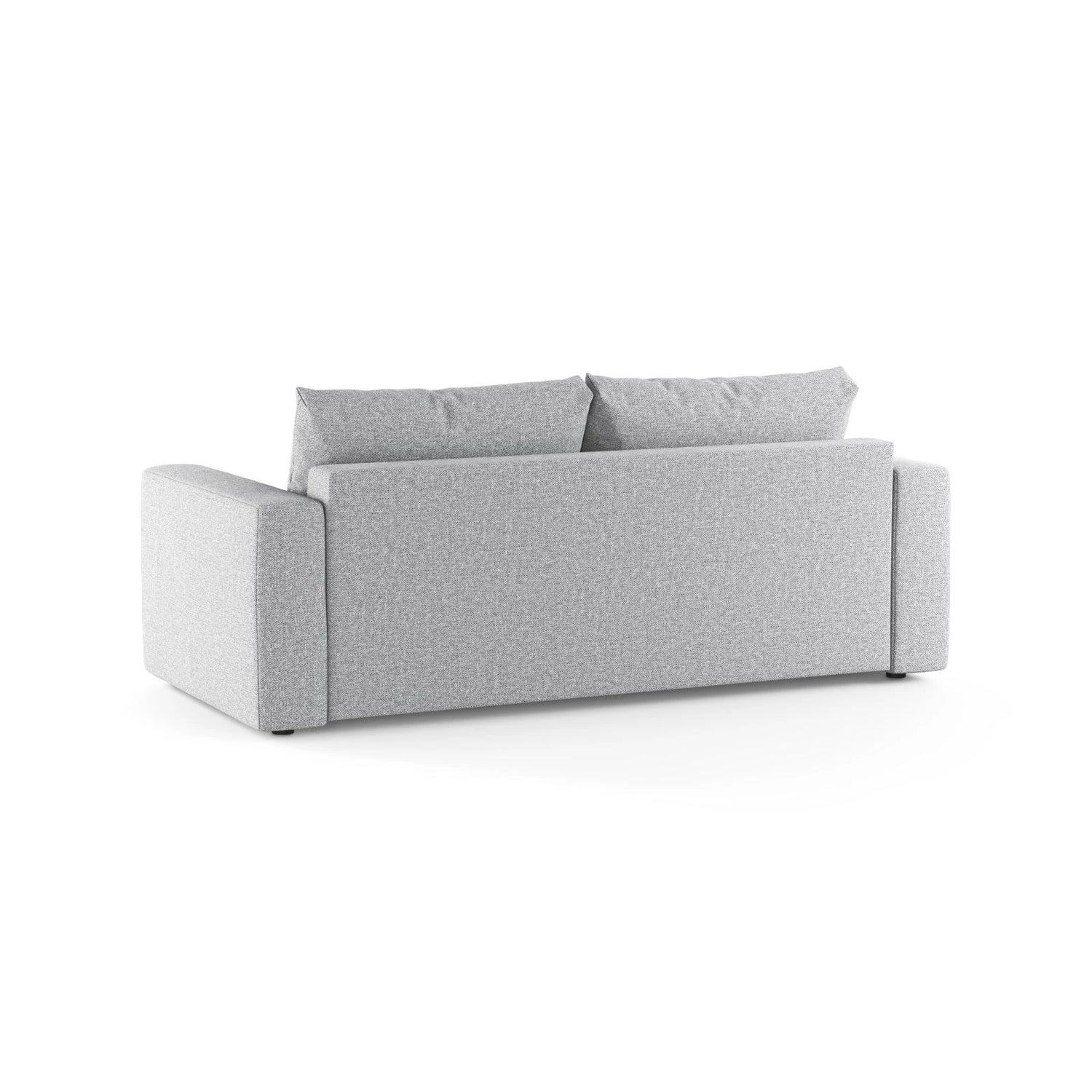 Grena 3-Sitzer Sofa mit Schlaffunktion, ausklappbar, aus Strukturierter Stoff in Hellgrau (BABEL LIGHT GREY), 205x100 cm von Cosmopolitan Design – Bild 5